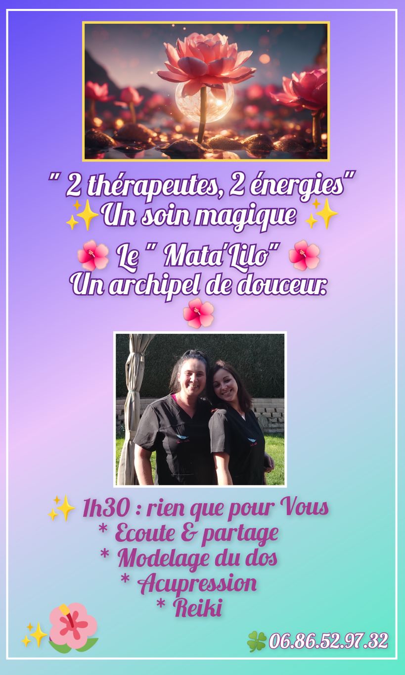 Soin Mata'lilo (Soin à 4 mains)